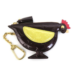 Louis Vuitton Vernis Patent Wallet Pochette Amaranth Purple